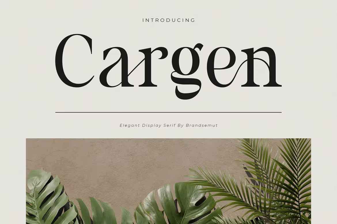 Cargen Font preview